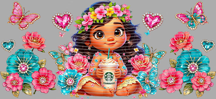 16oz Disney style-D-2997
